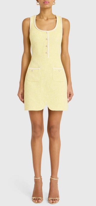 Caligari Dress in Yellow
