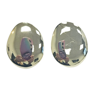 Shiny Mugler Studs in Gold