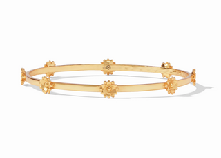 Flora Bangle in Gold