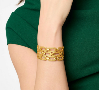 Cheval Paperclip Cuff in Gold