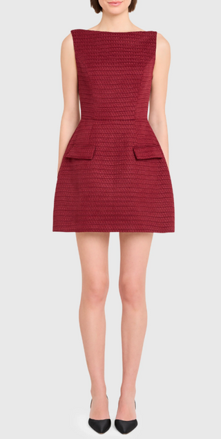 Banco Dress in Russet