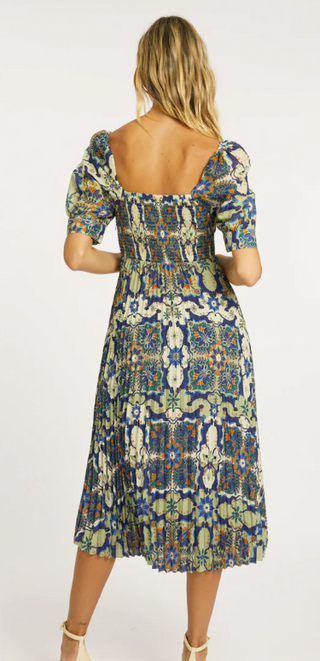Aidette Dress in Wildcat Tapestry
