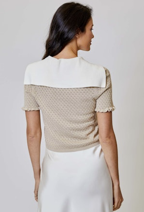 Bettina Top in Sable Combo