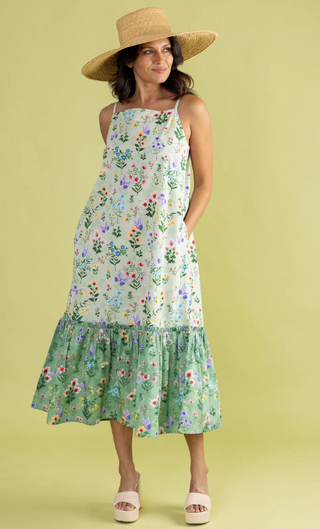 Vera Dress in Mixed Botanical