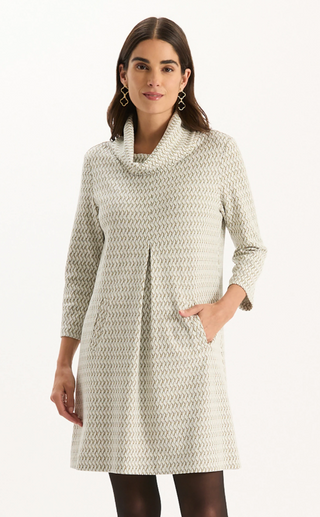 Kim Knit Dress in Ivory
