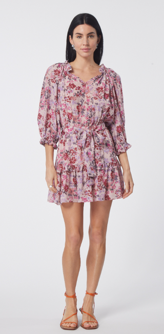 Mel Dress in Monet Garden Print