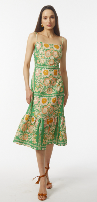 Devora Dress in Irish Rose Print