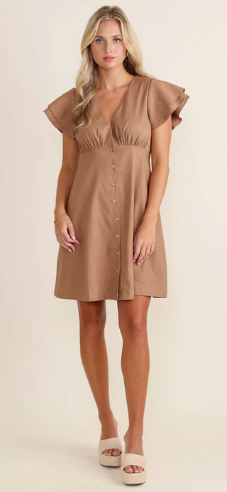 Bennett Dress in Dune