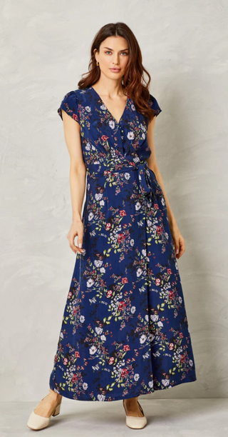 Winona Dress Cupro in Alphine Wildflowers