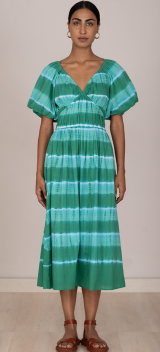 Francesca Dress in Emerald
