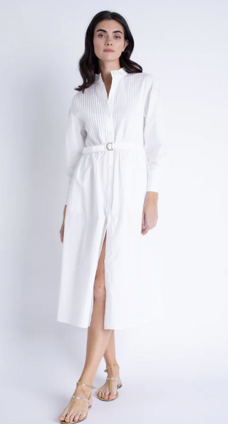 Jasmine Midi Dress in White