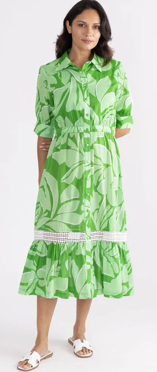 Hunter Dress in Monstera