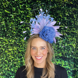 Fascinator 2021-Blue/Light Purple