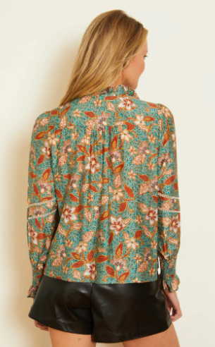 Nickie Top in Nostalgia Floral