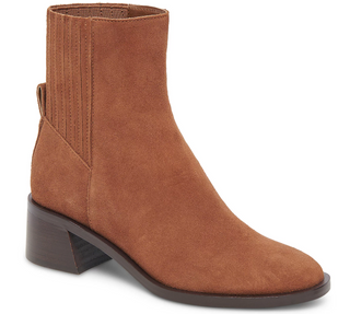 Linny H2O Bootie in Brown Suede