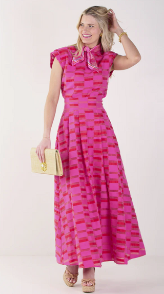 Milly Skirt in Sunset Stripe