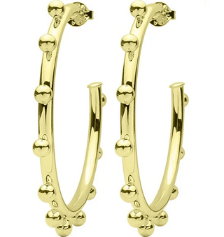 Merry Go Round Hoop in Gold