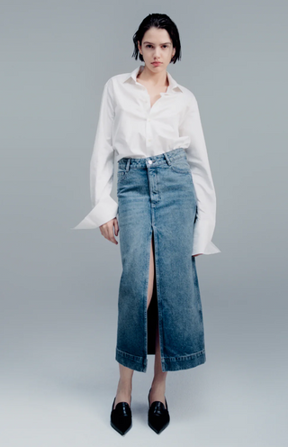 Asra Maxi Skirt in Aged Mid