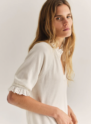 Daniella Pullover in Ivory