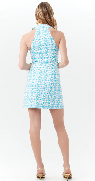 Rosalina Dress in Blue Grotto