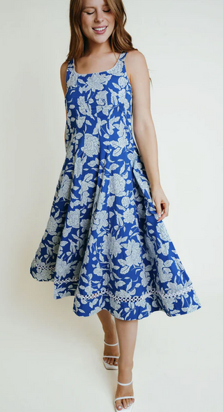 Sophia Dress in Santorini