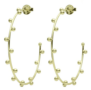 Thin Merry Go Round Hoop in Gold