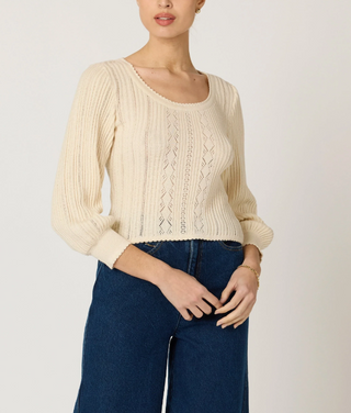Zoe Sweater in Ivory