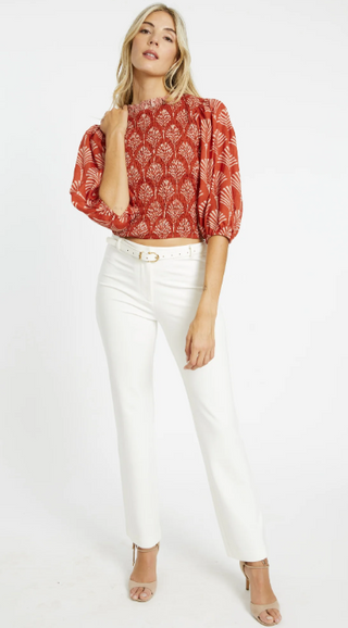 Genie Top in Rust Ginko Breeze