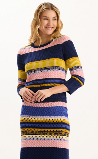 Georgie Merino Blend Sweater in Multi