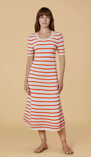 Ava Knit Dress in Capri Stripe