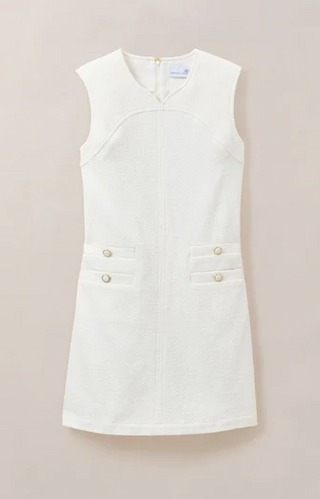 Lane Mini Dress in Optic White