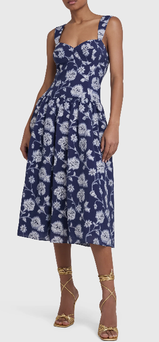 Abernathy Dress in Navy
