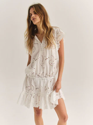 Joy Coverup in Bright White