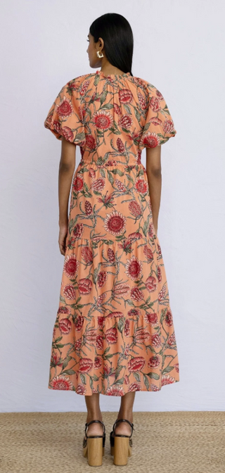 Poppy Dress in Crabapple