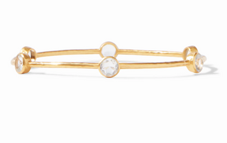 Milano Bangle in Clear Crystal