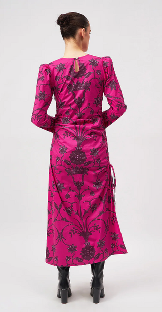 Helena Dress in Meknes Fuchsia