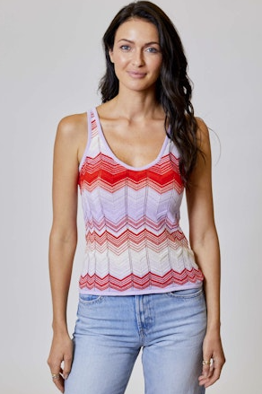 Everly Tank in Poppy Combo